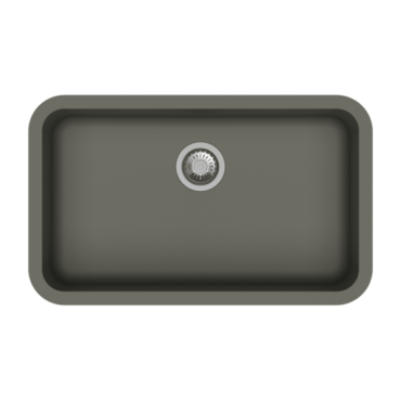 Carysil Jumbo Bowl Quartz Sink N100 Granite Concrete