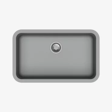 Carysil Jumbo Bowl Quartz Sink N100 Granite Metallic Croma
